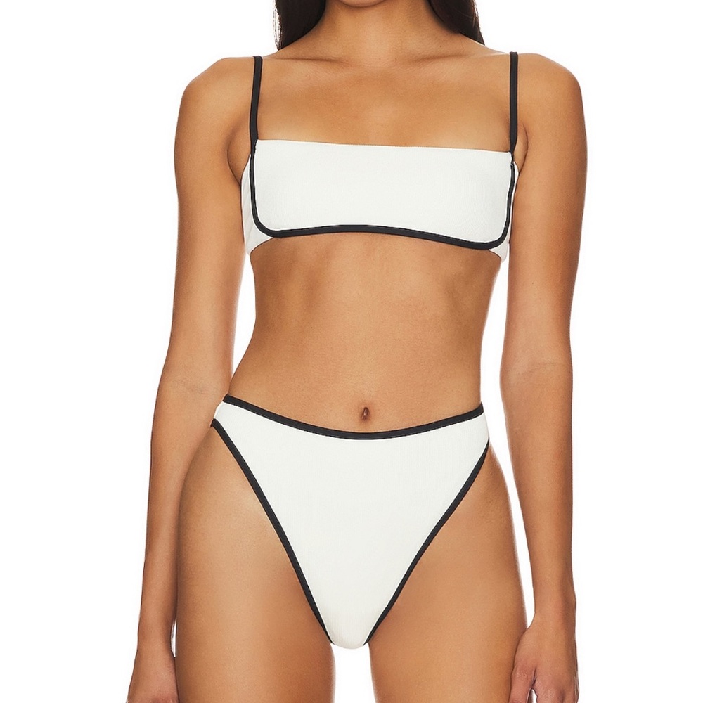 L*Space Hazel Bikini in Cream & Black